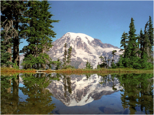 Mount Rainier - reflected in lake